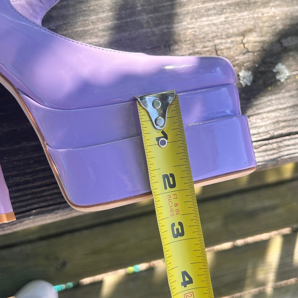 Jeffrey Campbell Chillin Platform Mary Jane 6 Lavender Lilac Bratz Retro Y2K - Picture 8 of 11
